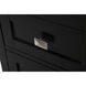 Adian Black Bathroom Storage Cabinet