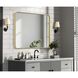 Remy 36 X 30 inch Brass Mirror