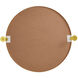 Everly 24 X 24 inch Gold Mirror