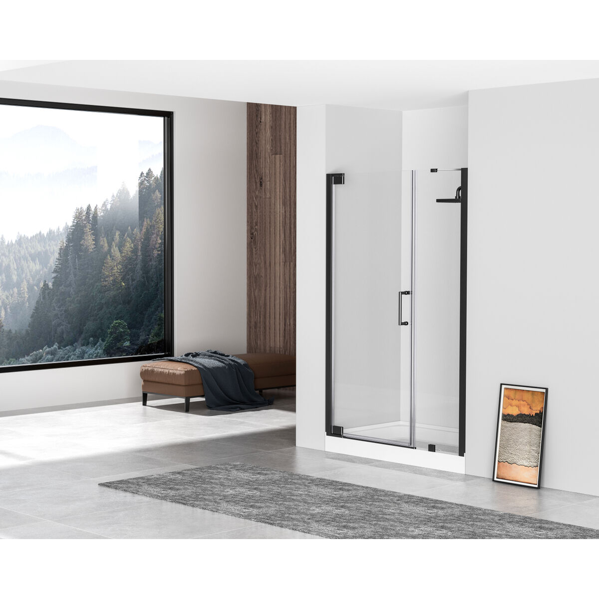 Laredo Glossy White Shower Base