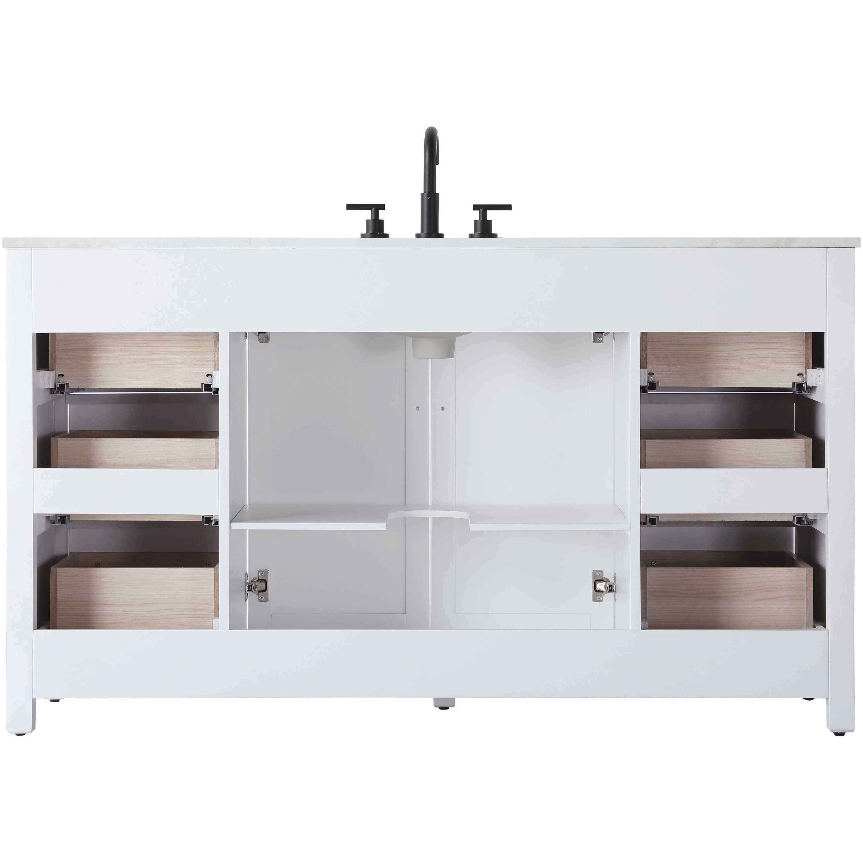 Alina 60 X 34 inch White Bathroom Vanity Cabinet