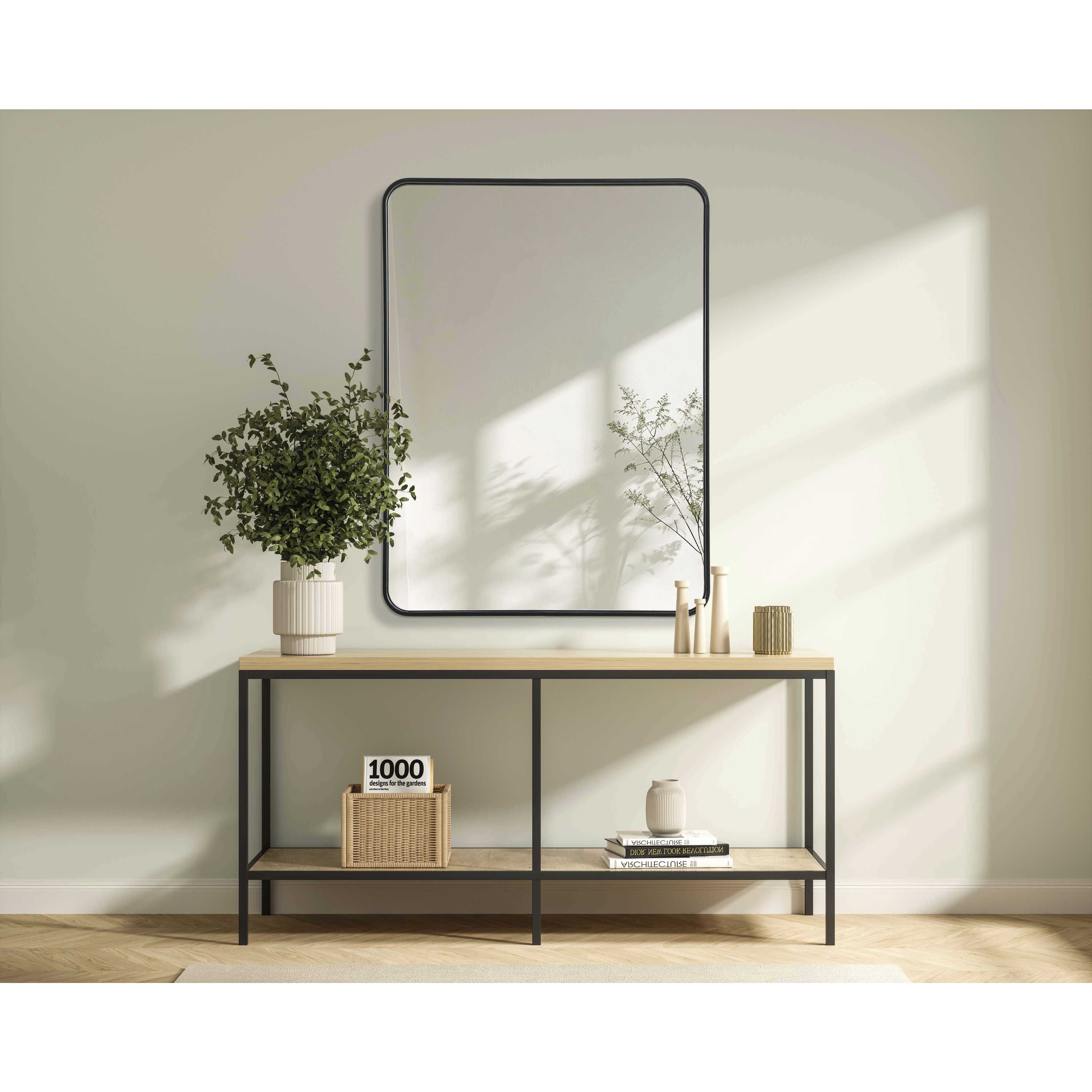 Remy 40 X 30 inch Black Mirror