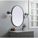 Asha 40 X 30 inch Black Mirror in 30 x 40