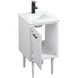 Cyrus 19 X 18 X 33.5 inch White Vanity Sink Set