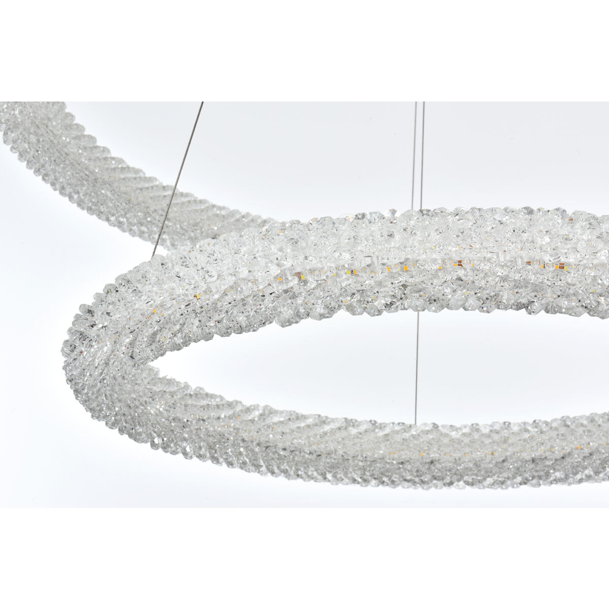 Bowen 2 Light 32 inch Satin Gold Chandelier Ceiling Light