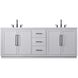 Chase 84 X 34 inch Grey Bathroom Vanity Cabinet