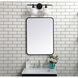 Evermore 30 X 22 inch Black Mirror