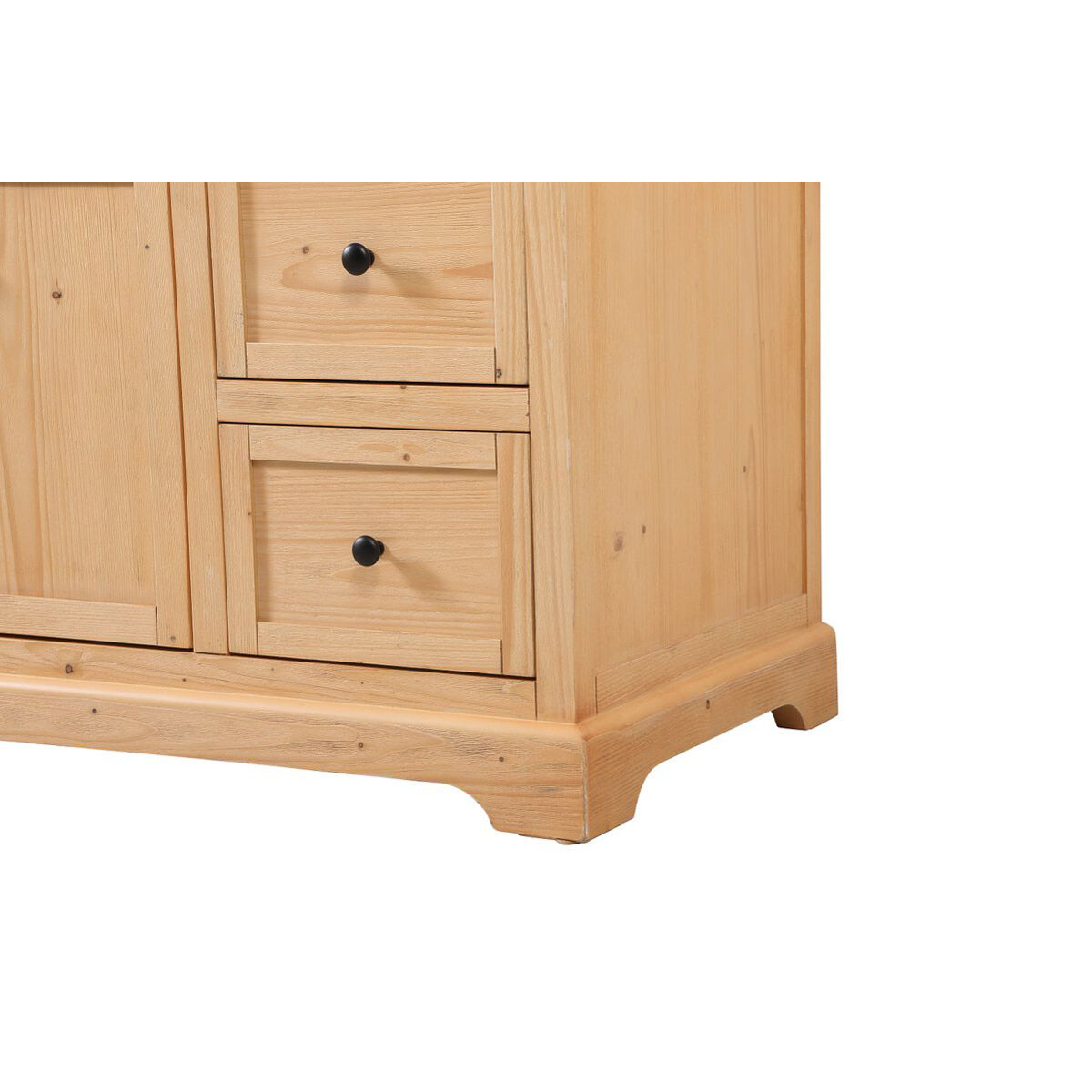 Franklin 42 X 22 X 34.75 inch Natural Wood Bathroom Vanity Cabinet