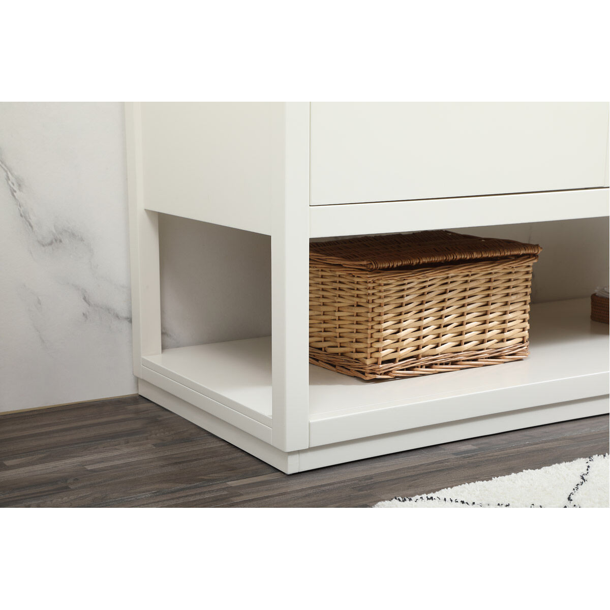 Larkin 60 X 22 X 34 inch White Vanity Sink Set