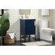 Eugene 19 X 18 X 33.5 inch Blue Vanity Sink Set