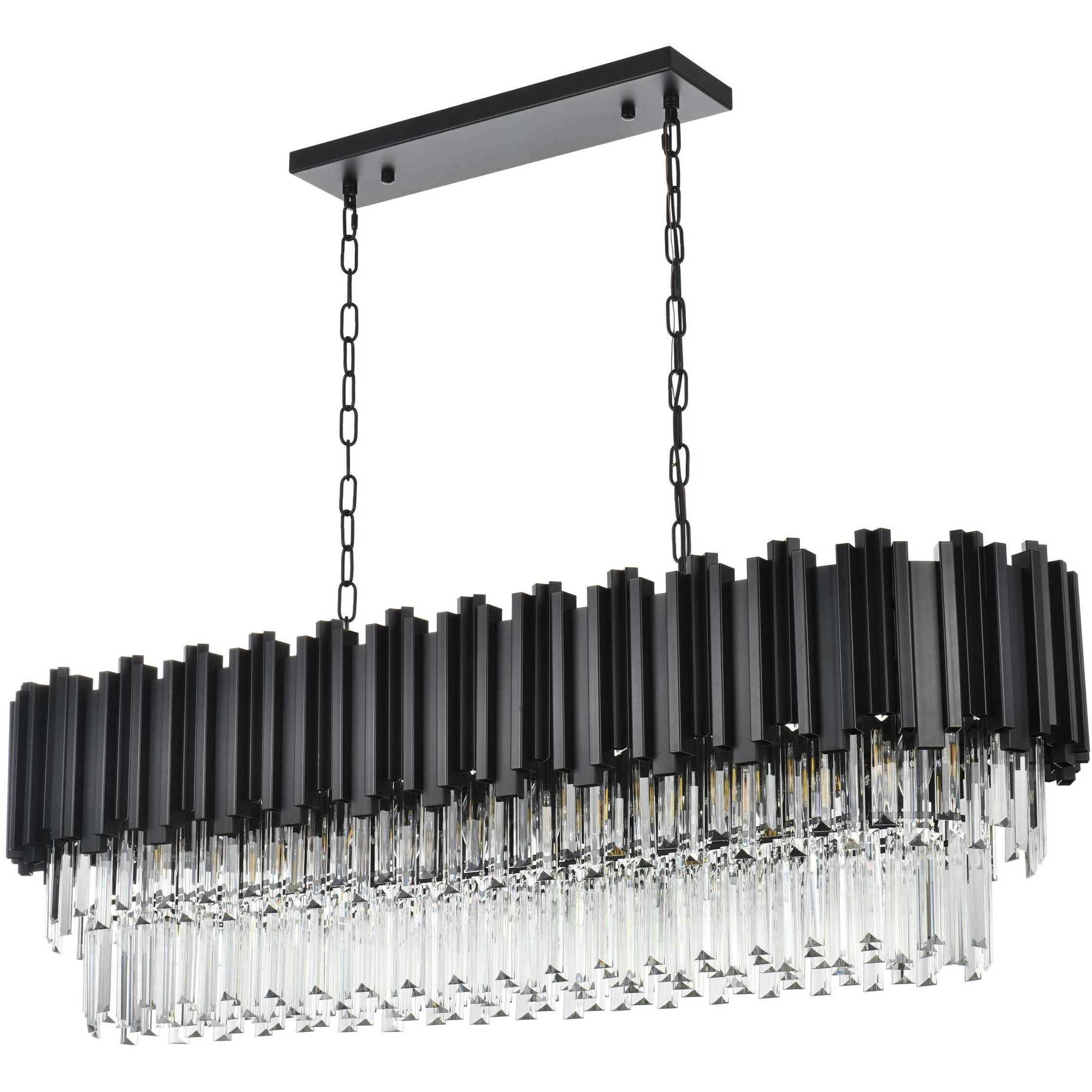 Willow 12 Light 14 inch Black Chandelier Ceiling Light