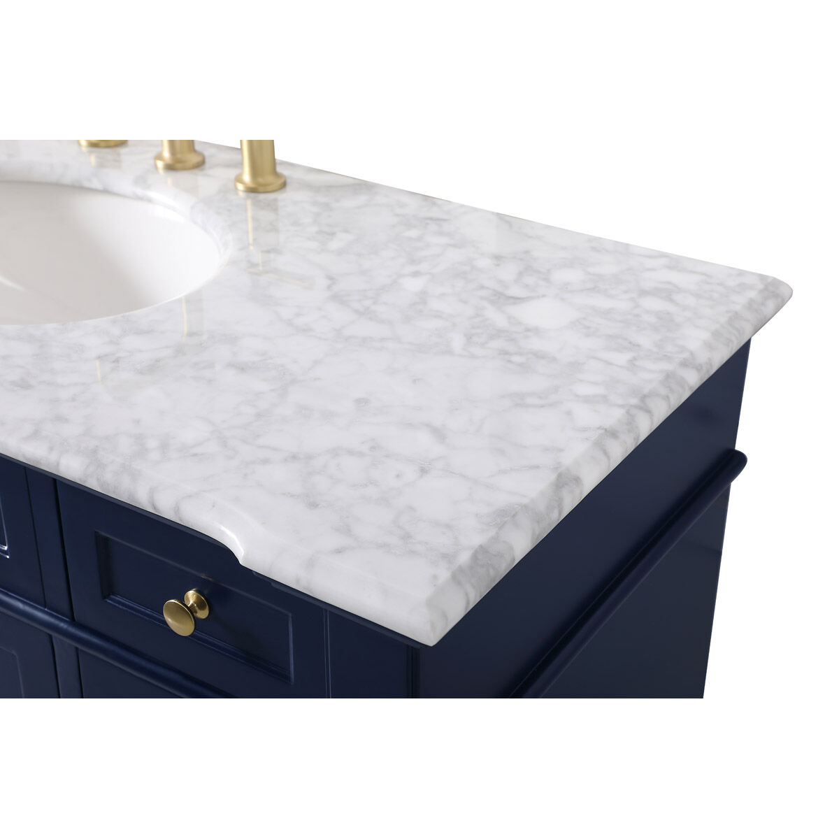 Wesley 48 X 22 X 35 inch Blue Vanity Sink Set
