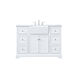 Franklin 48 X 22 X 35 inch White Bathroom Vanity Cabinet