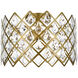 Lyla 3 Light 13 inch Brass Flush Mount Ceiling Light