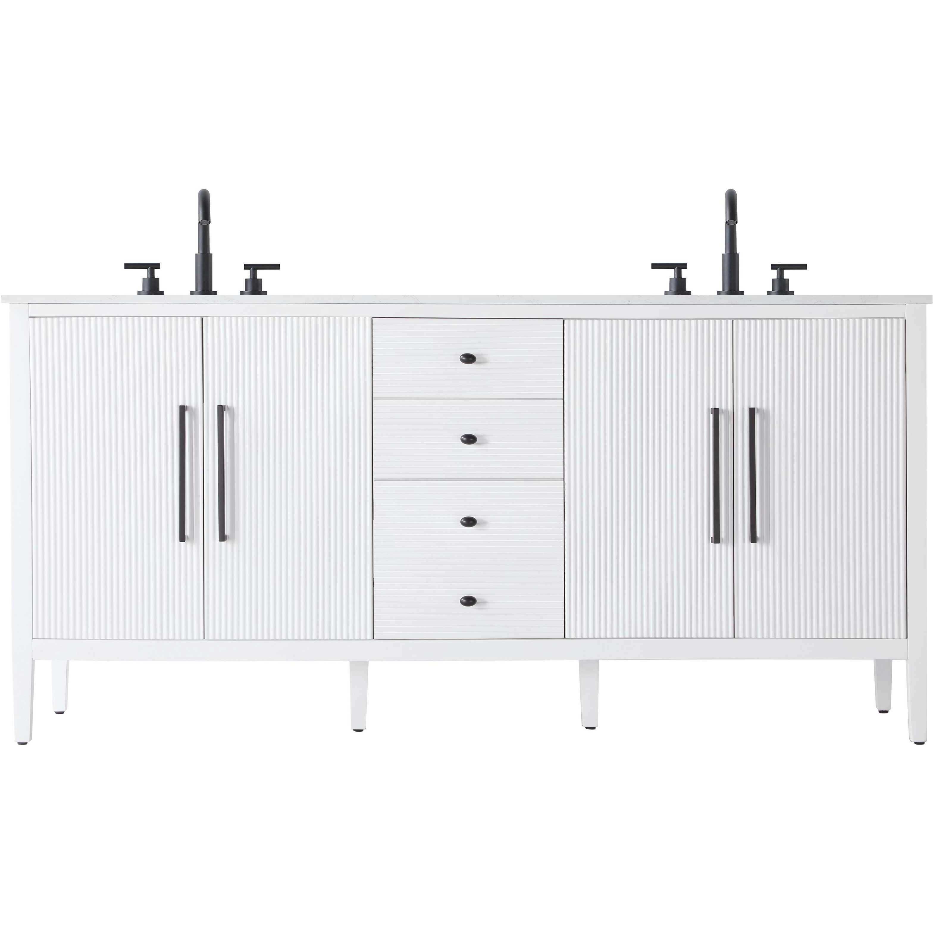 Blakely 72 X 34 inch White Bathroom Vanity Cabinet