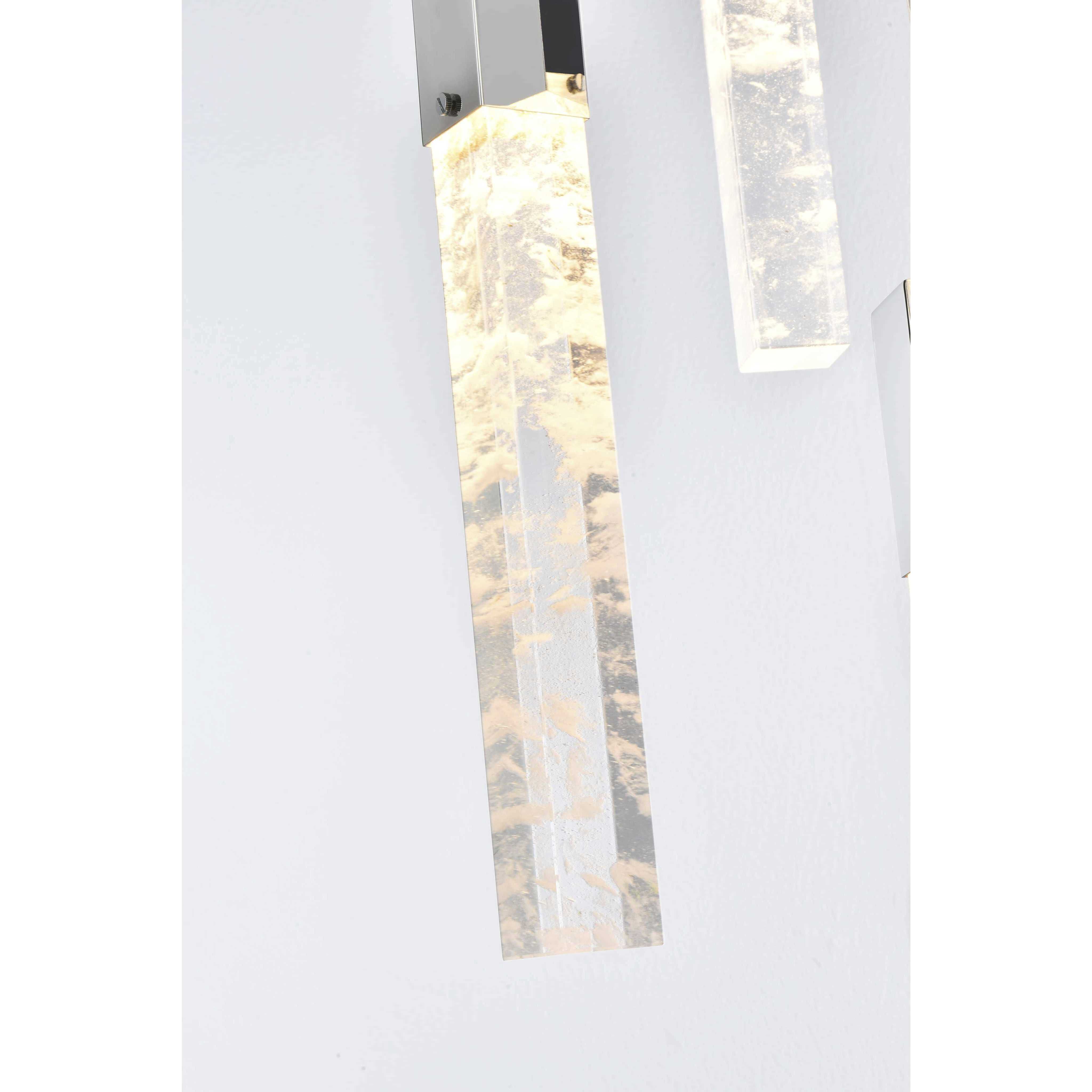 Aurora 8 Light 12 inch Chrome Pendant Ceiling Light