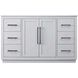 Chase 54 X 34 inch Grey Bathroom Vanity Cabinet