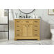 Americana 42 X 22 X 35 inch Natural Wood Vanity Sink Set