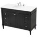 Bennett 48 X 21 X 35 inch Black Vanity Sink Set in Not Included