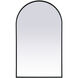 Ayra 40 X 24 inch Black Mirror in 24 x 40