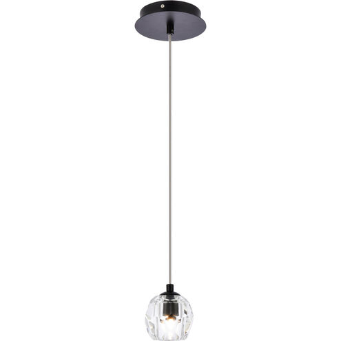 Eren 1 Light 6 inch Black Pendant Ceiling Light