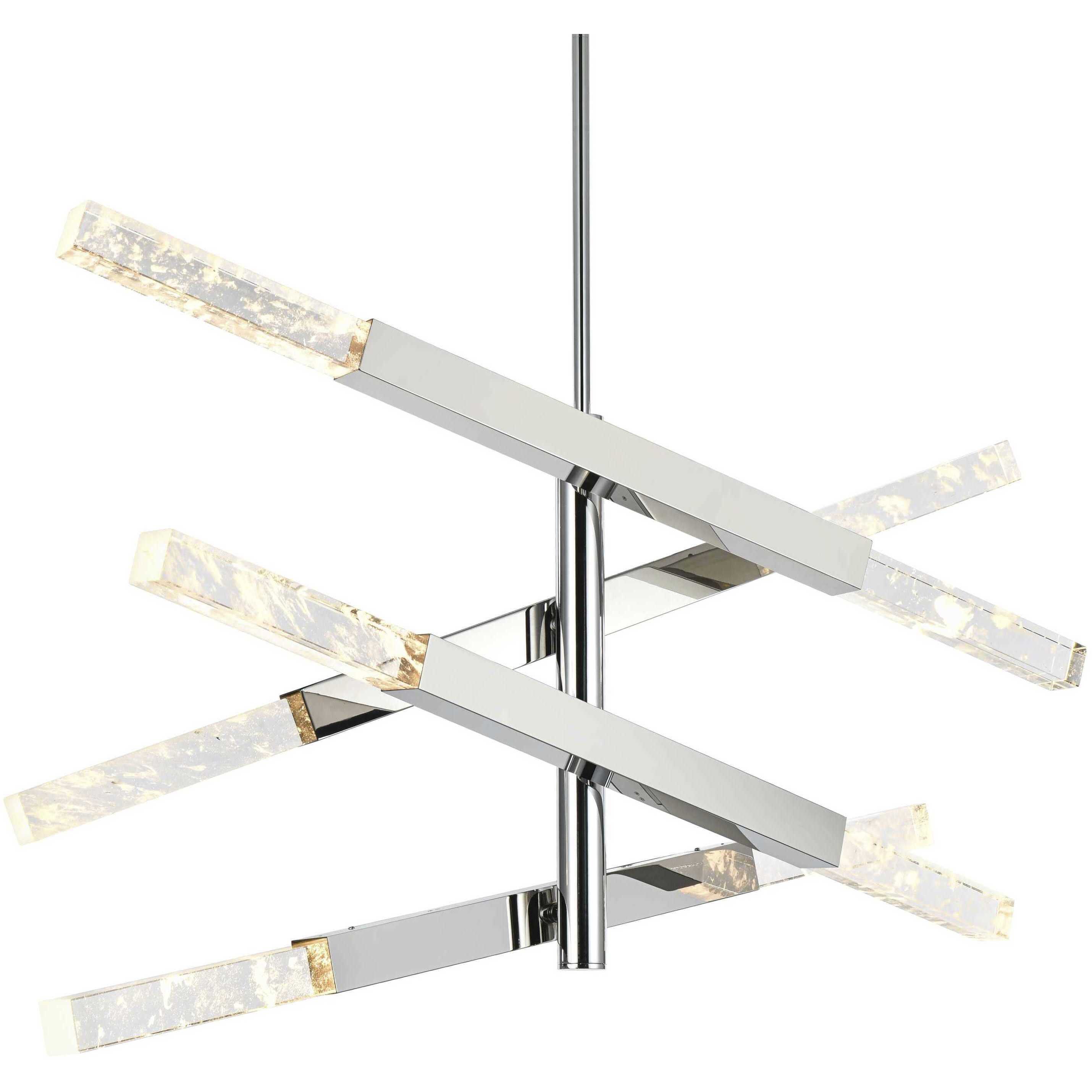 Ari 8 Light 13.5 inch Chrome Pendant Ceiling Light