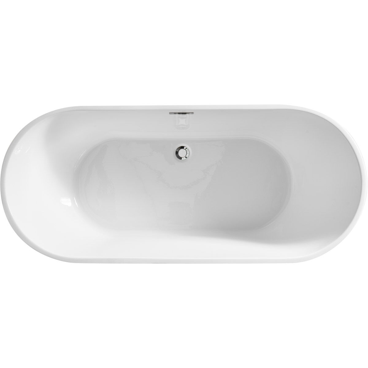 Odette Glossy White Bathtub