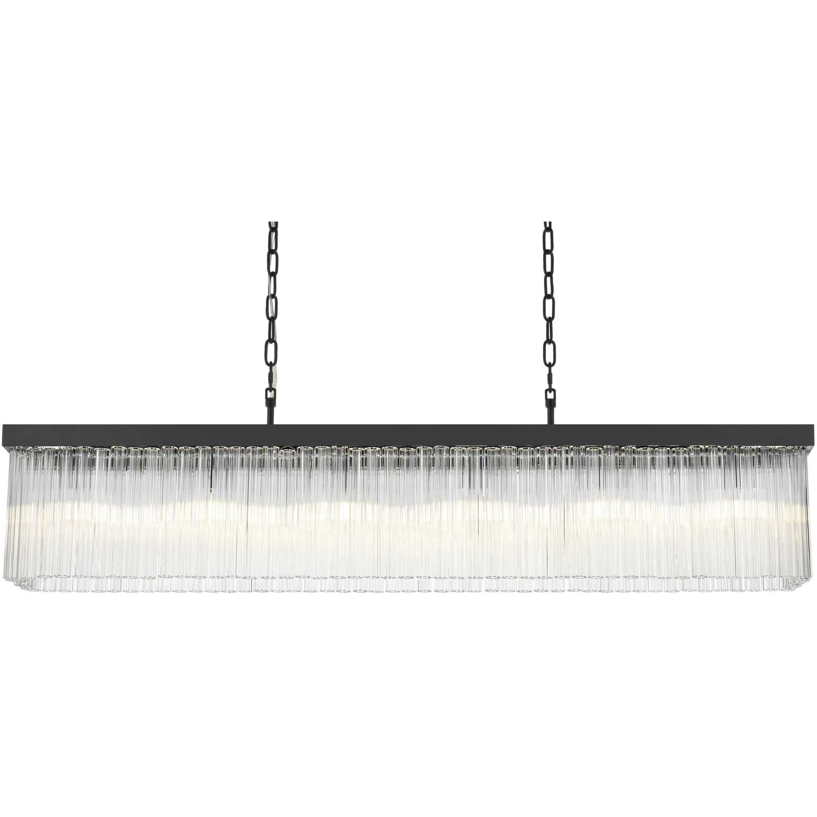 Harlow 6 Light 8 inch Black Chandelier Ceiling Light
