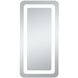 Genesis 36 X 18 inch Glossy White LED Mirror