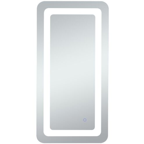 Genesis 36 X 18 inch Glossy White LED Mirror
