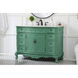 Danville 48 X 21 X 36 inch Vintage Mint Vanity Sink Set