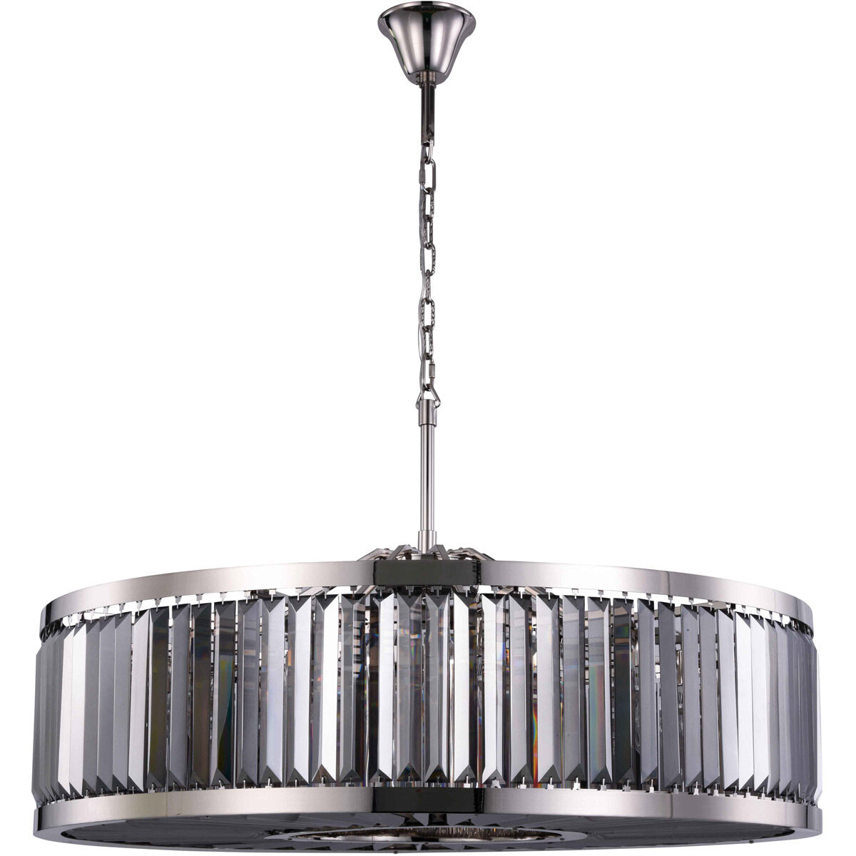 Chelsea 10 Light 44 inch Polished Nickel Chandelier Ceiling Light, Urban Classic