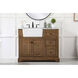 Franklin 42 X 22 X 35 inch Driftwood Bathroom Vanity Cabinet