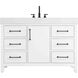 Nathan 48 X 34 inch White Bathroom Vanity Cabinet