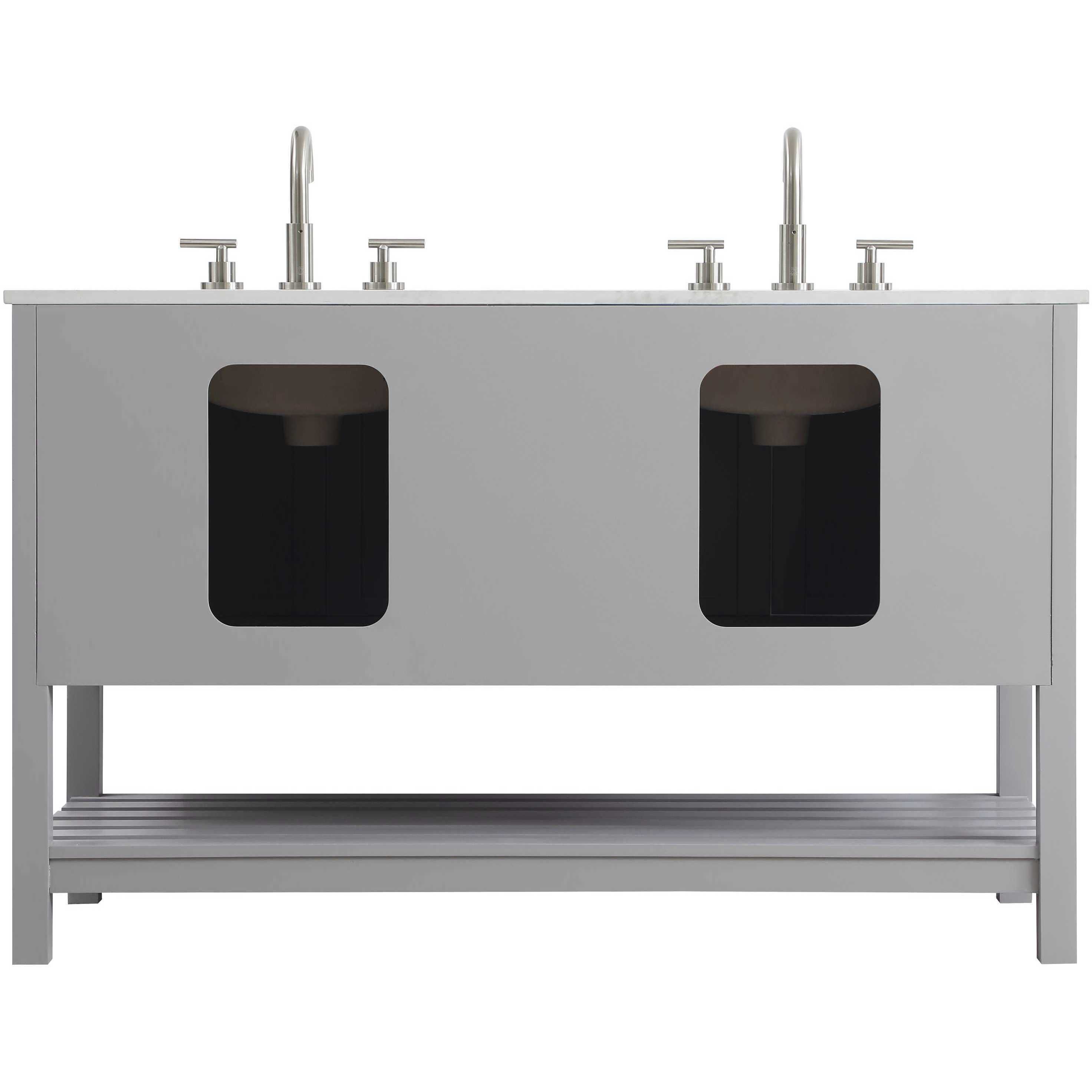 Theo 54 X 34 inch Grey Bathroom Vanity Cabinet