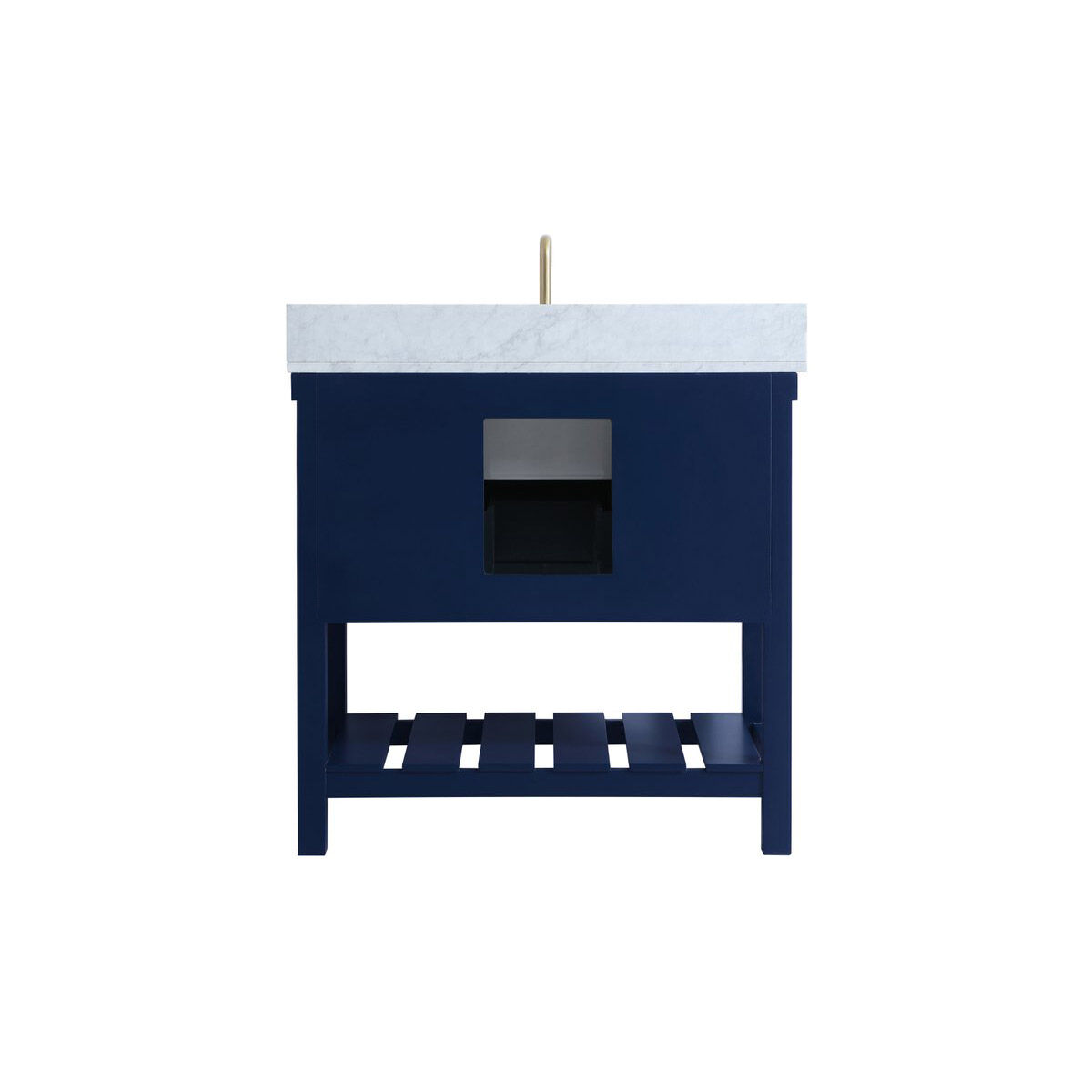 Clement 36 X 22 X 34.13 inch Blue Bathroom Vanity Cabinet