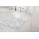Clarence 60 X 22 X 35 inch White Vanity Sink Set