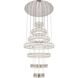 Monroe LED 34 inch Chrome Chandelier Ceiling Light