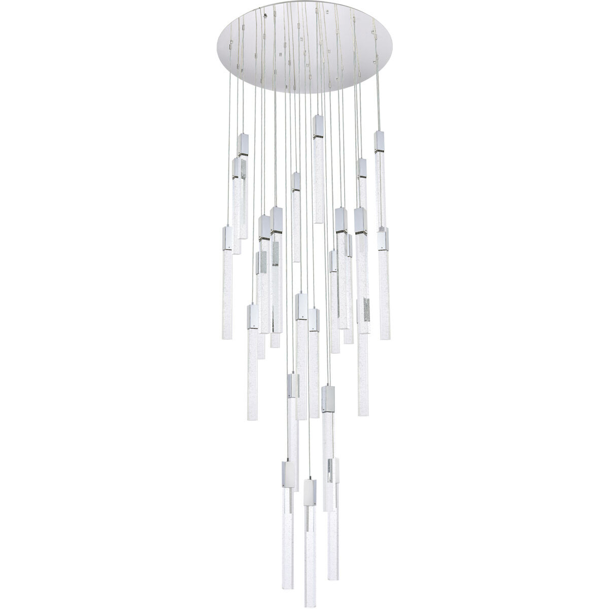Weston 25 Light 42 inch Chrome Pendant Ceiling Light