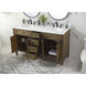 Park Avenue 60 X 22 X 35 inch Driftwood Vanity Sink Set