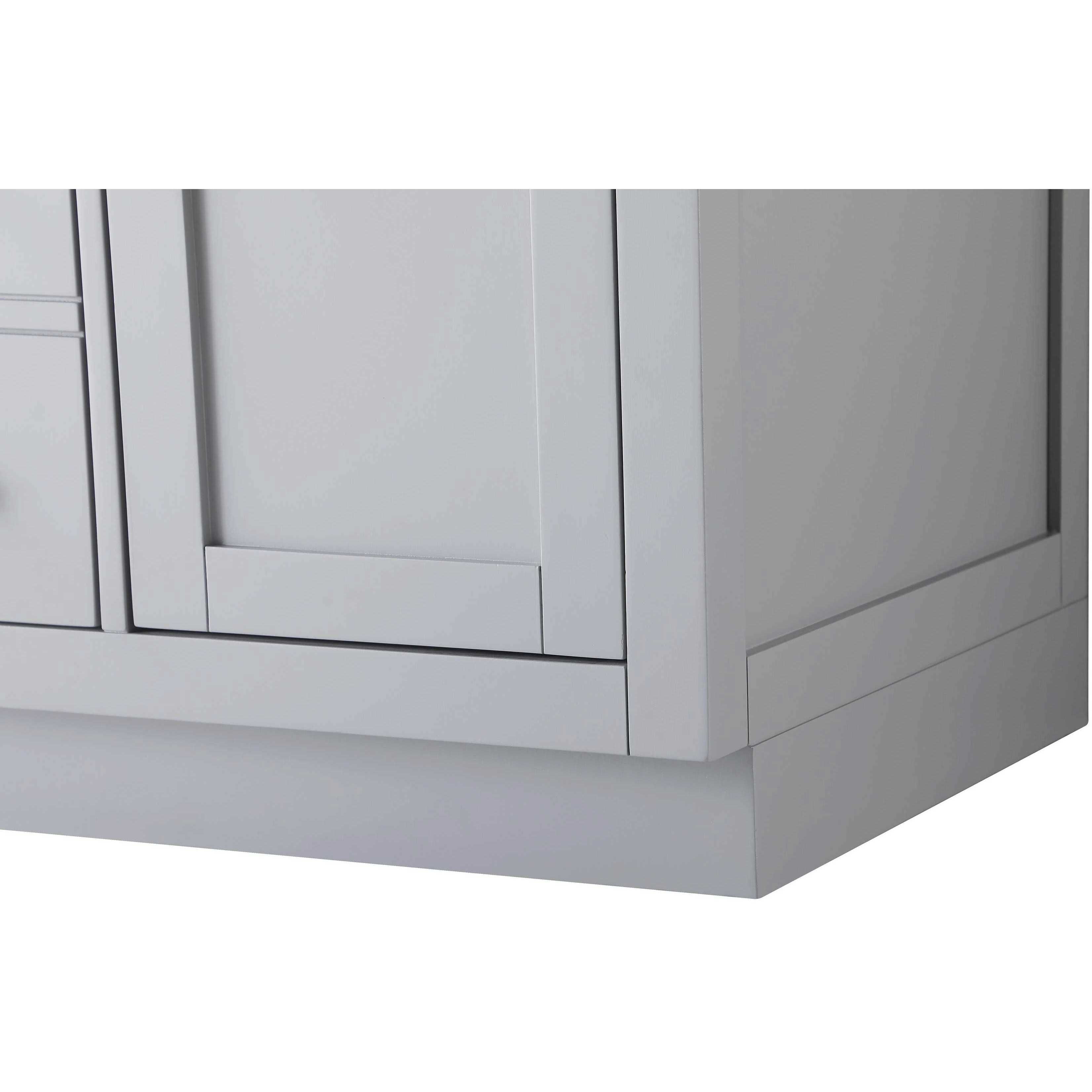 Alden 42 X 35 inch Grey Bathroom Vanity Cabinet