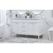 Bennett 60 X 21 X 35 inch White Vanity Sink Set