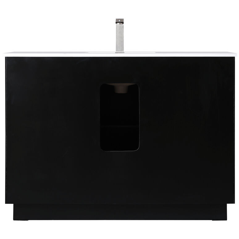 Hayes 48 X 22 X 35 inch Black Vanity Sink Set