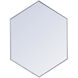 Eternity 40 X 30 inch Silver Wall Mirror