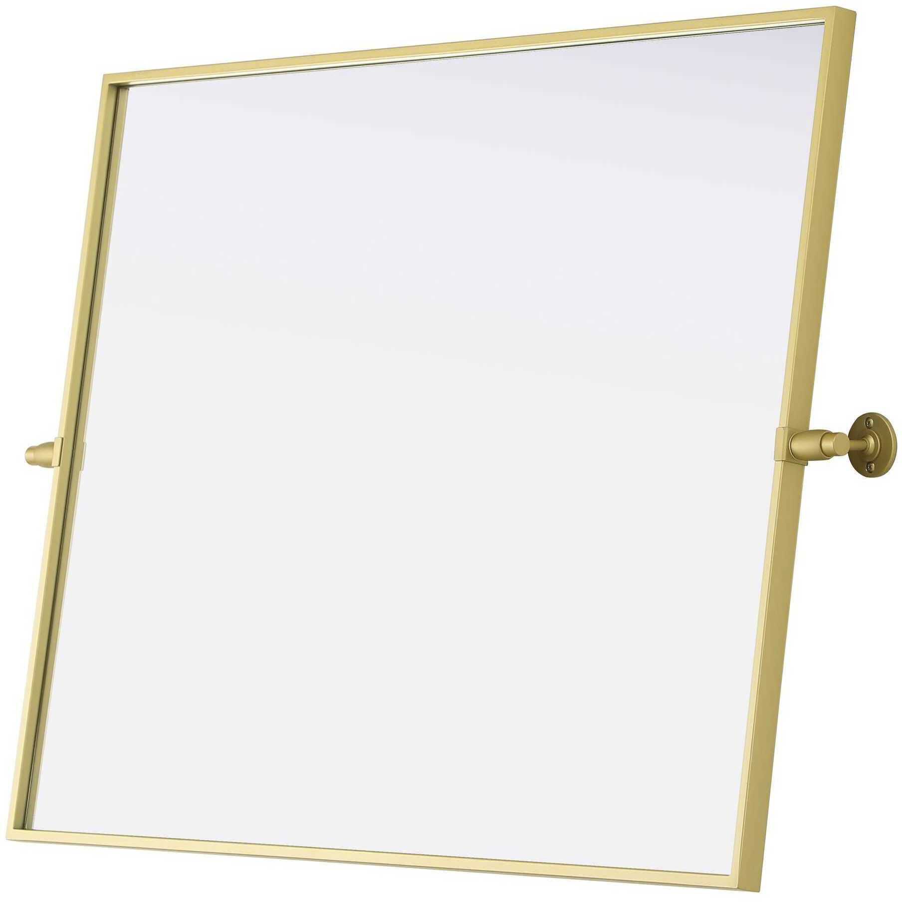 Amoura 36 X 27 inch Brass Mirror