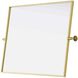 Amoura 36 X 27 inch Brass Mirror