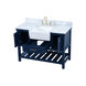 Clement 48 X 22 X 34 inch Blue Bathroom Vanity Cabinet