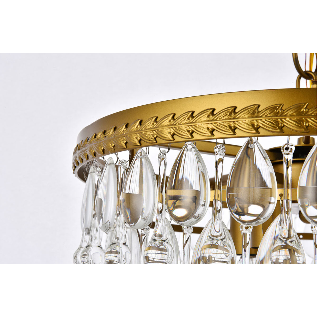 Nordic 4 Light 16 inch Brass Pendant Ceiling Light