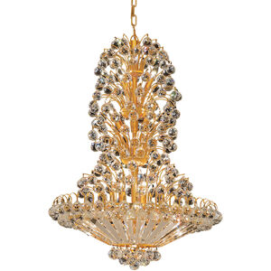 Sirius 22 Light 28 inch Gold Dining Chandelier Ceiling Light in Royal Cut