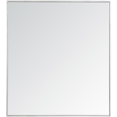 Monet 40 X 36 inch Silver Wall Mirror